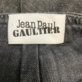 Load image into Gallery viewer, Jean Paul Gaultier Black Denim Front Zipped Trouser Jeans
