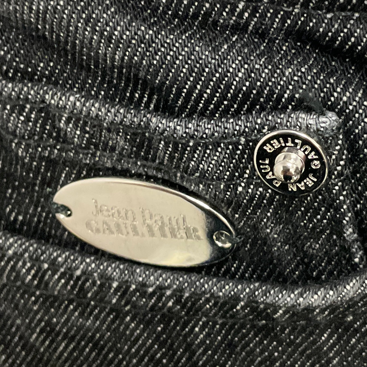 Jean Paul Gaultier Black Denim Front Zipped Trouser Jeans