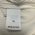 Load image into Gallery viewer, Brunello Cucinelli White Ribbed Cotton Stretch Top with Monili Chain Detail
