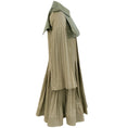 Load image into Gallery viewer, Sacai Khaki Pleated Swing Trench Coat
