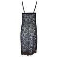 Load image into Gallery viewer, Paco Rabanne Black / White Sleeveless Lace Midi Dress
