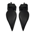 Load image into Gallery viewer, Balenciaga Black Dance Knife Wrap Around Kitten Heels
