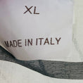 Load image into Gallery viewer, Brunello Cucinelli Ivory / Black Striped Sleeveless Silk Peplum Back Top with Monili
