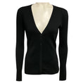 Load image into Gallery viewer, Gabriela Hearst Black Alexandrite Long Sleeved Button Front Knit Cardigan Sweater
