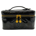Load image into Gallery viewer, Chanel Black Patent Leather Vanity Case

