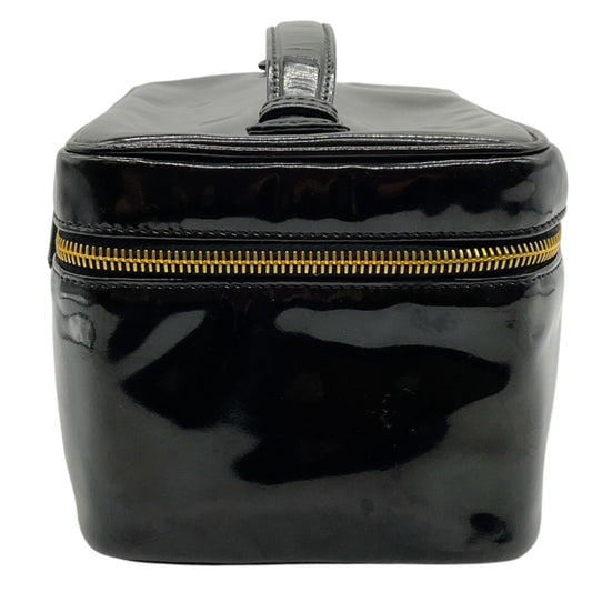Chanel Black Patent Leather Vanity Case