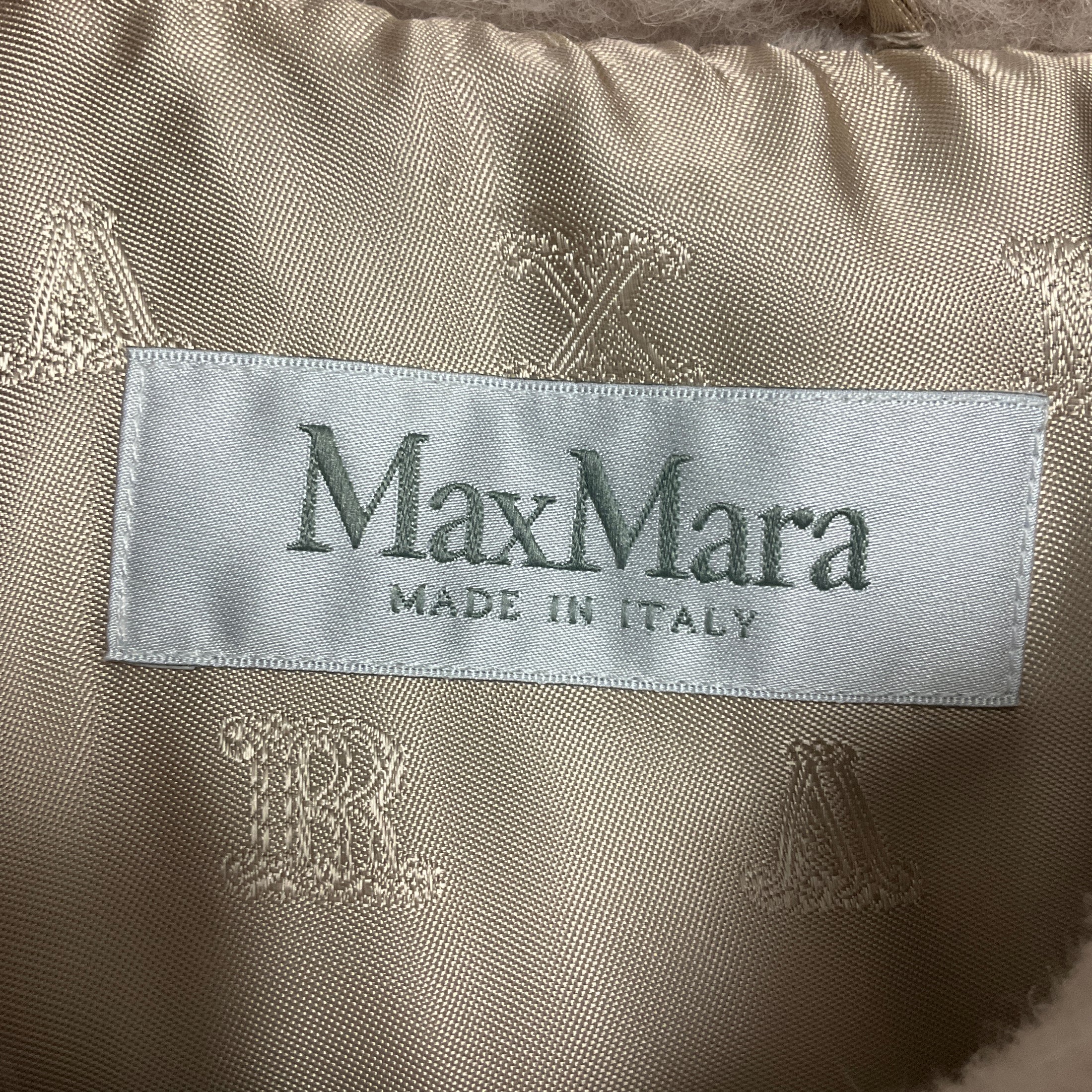 Max Mara Beige Teddy Bear Icon Jacket