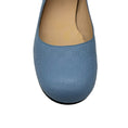 Load image into Gallery viewer, Gucci Baby Blue Guccissima Leather Ballerina Flats
