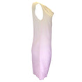 Load image into Gallery viewer, Armani Collezioni Ivory / Lilac Ombre Effect Sleeveless Draped Silk Dress
