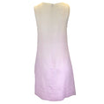Load image into Gallery viewer, Armani Collezioni Ivory / Lilac Ombre Effect Sleeveless Draped Silk Dress
