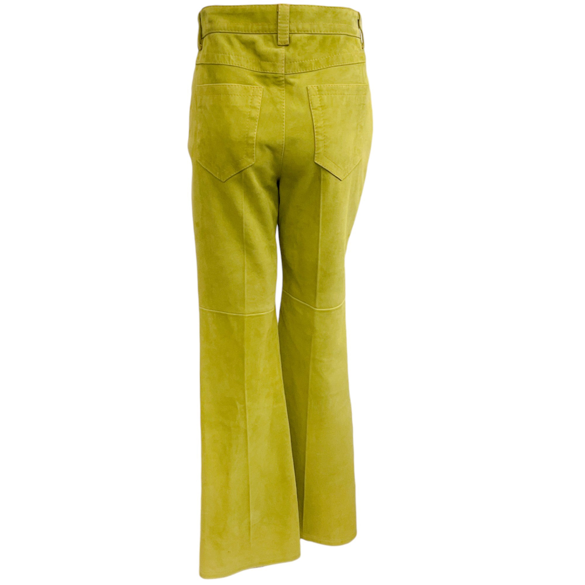Marni Lime Green Suede Pants