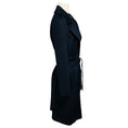 Load image into Gallery viewer, Loro Piana Navy Blue Cashmere Coat with Belt
