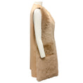 Load image into Gallery viewer, Pologeorgis Camel Cashmere and Lamb Fur Long Vest
