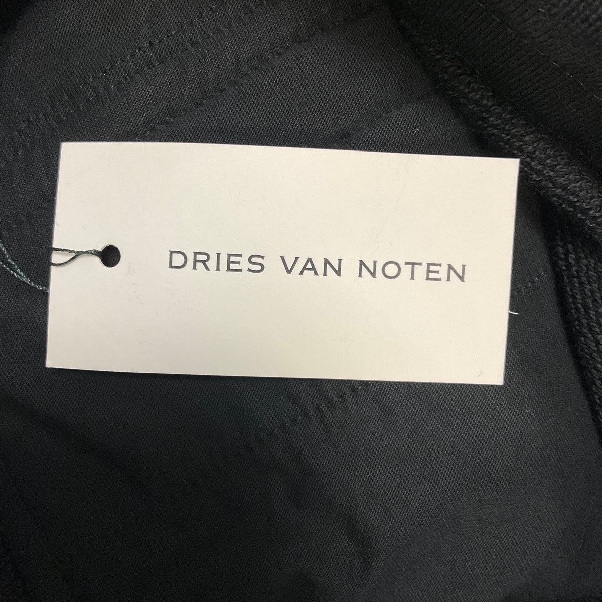 Dries Van Noten Black Hartia Cotton Sweatpants