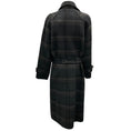 Load image into Gallery viewer, Vince Coastal / Sage Modern Plaid Wool Trench Coat
