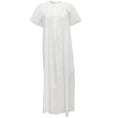 Load image into Gallery viewer, La Collection White Cotton Short Sleeved Maxi Dress
