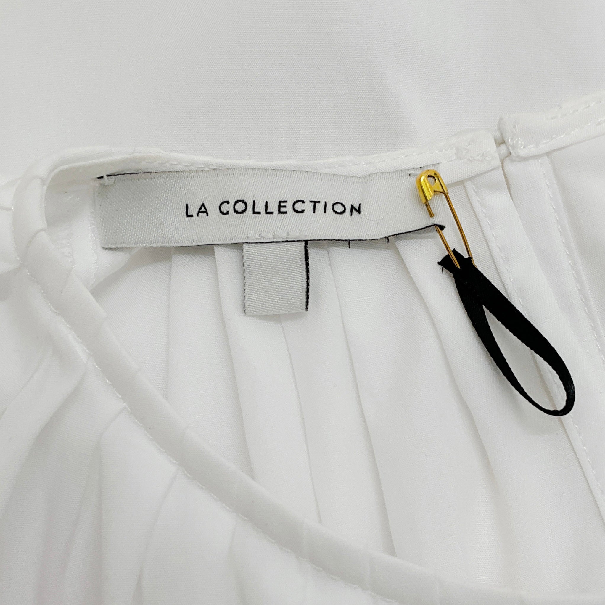 La Collection White Cotton Short Sleeved Maxi Dress