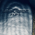 Load image into Gallery viewer, Saint Laurent Green Camouflage Print Logo Embroidered Canvas Espadrille Flats
