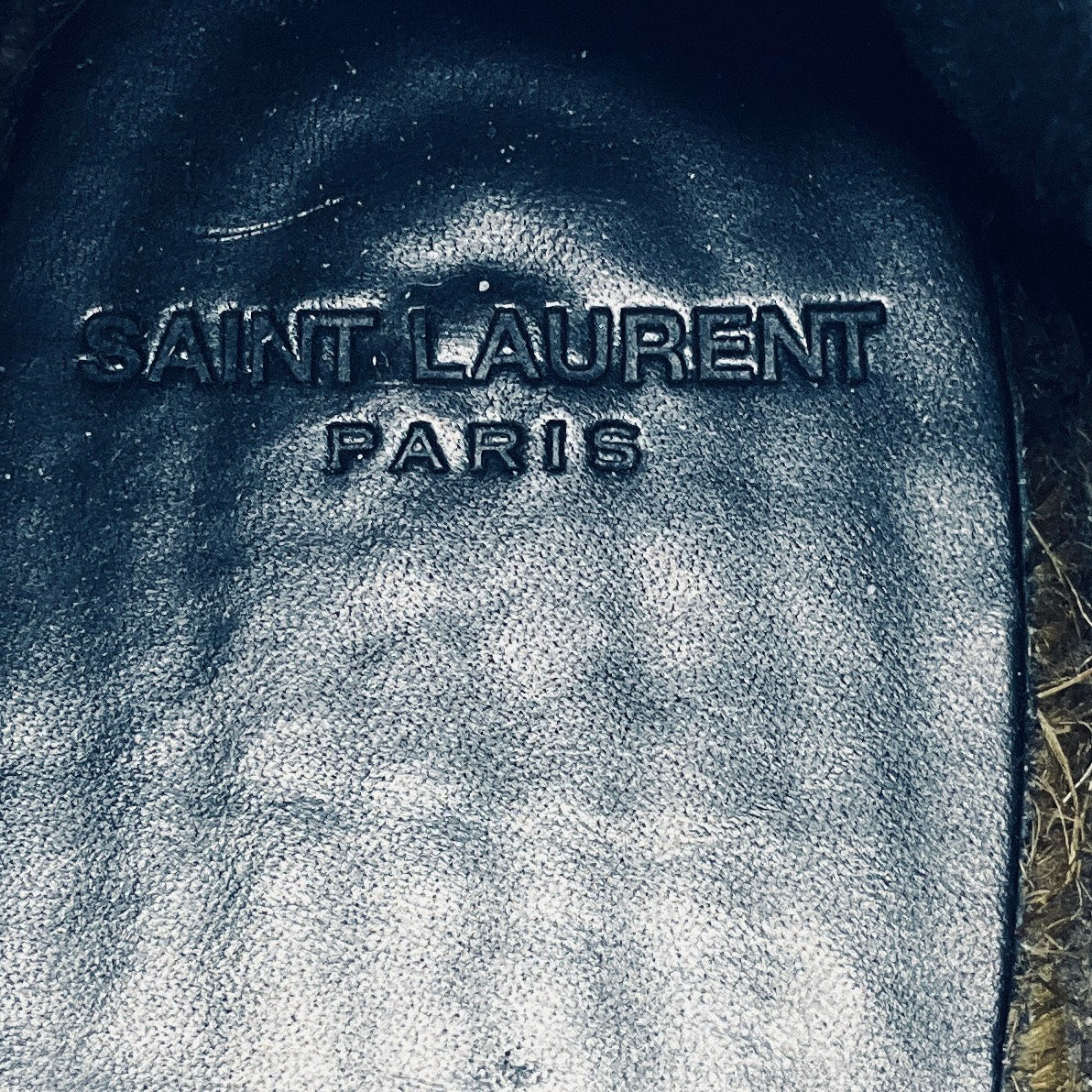 Saint Laurent Green Camouflage Print Logo Embroidered Canvas Espadrille Flats