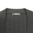 Load image into Gallery viewer, Balmain Black Ribbed Knit V Neck Cardigan with Gold Buttons
