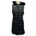Load image into Gallery viewer, Max Mara 'S Black / Brown Reversible Mink Fur and Nylon Vest
