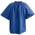 Load image into Gallery viewer, La DoubleJ  Blue Popeline Cotton Holiday Shirt
