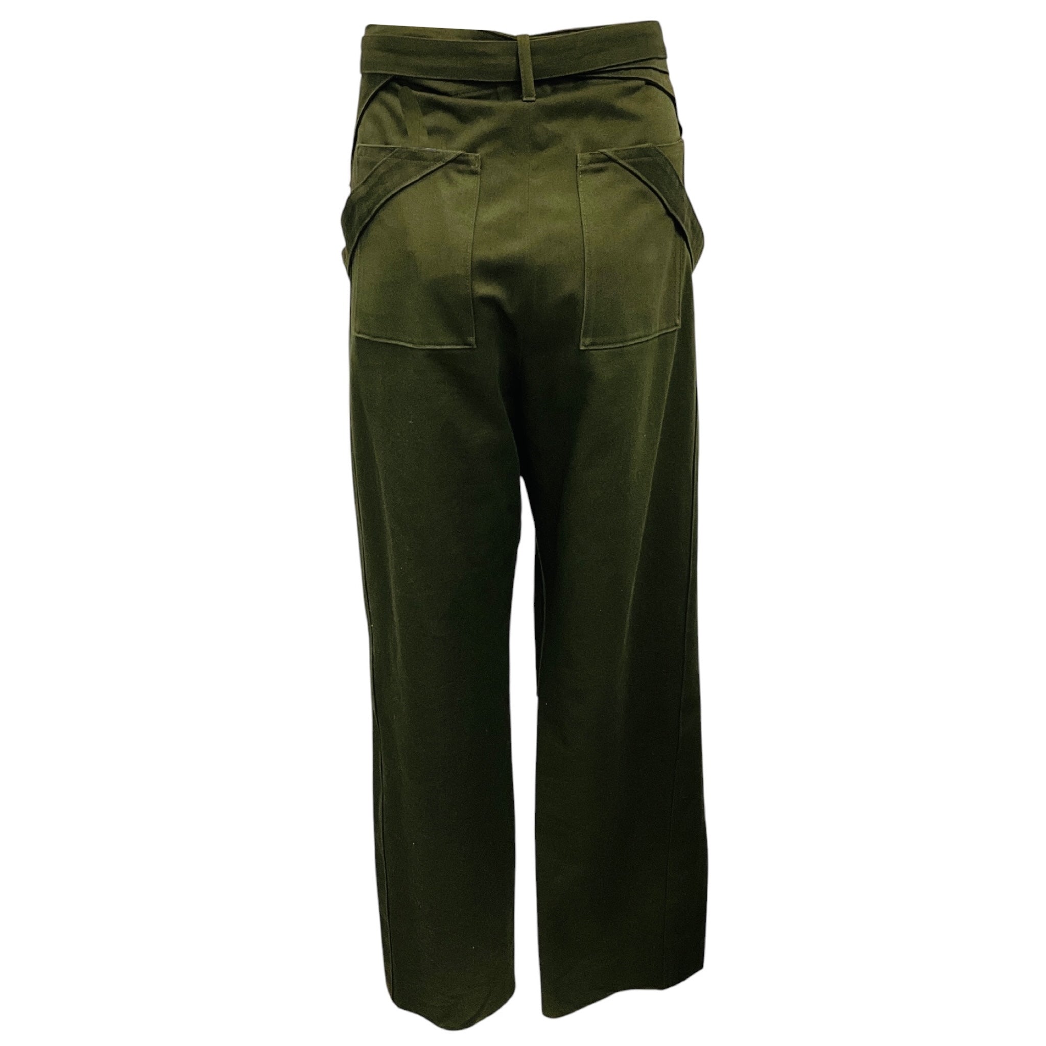 Balenciaga Khaki Green Military Cargo Pants