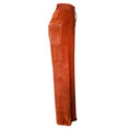 Load image into Gallery viewer, Rick Owens Orange 2022 Wide-Leg Velvet Drawstring Pants
