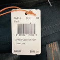 Load image into Gallery viewer, Coach Black Zip Pocket Leather Pants
