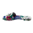 Load image into Gallery viewer, Dolce & Gabbana White / Pink / Purple Multi Floral Print Bianca Interlock Slide Sandal

