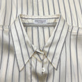 Load image into Gallery viewer, Brunello Cucinelli Ivory Oversized Blouse with Black Pinstripes
