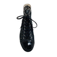Load image into Gallery viewer, Chanel Black Eyelet Hi Top Sneakers
