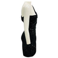 Load image into Gallery viewer, IRO Black Sila Sequined One Shoulder Mini Dress

