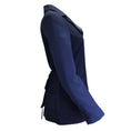 Load image into Gallery viewer, Marni Navy Blue Single Breasted Paneled Colorblock Wool Blazer

