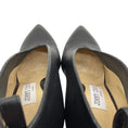 Load image into Gallery viewer, Jimmy Choo Black Leather V Cut Pumps
