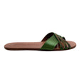 Load image into Gallery viewer, Pedro Garcia Bamboo Satin Paty Sandals with Swarovski Crystals

