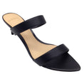 Load image into Gallery viewer, Alexandre Birman Black Double Strap Leather Sandals
