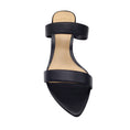 Load image into Gallery viewer, Alexandre Birman Black Double Strap Leather Sandals
