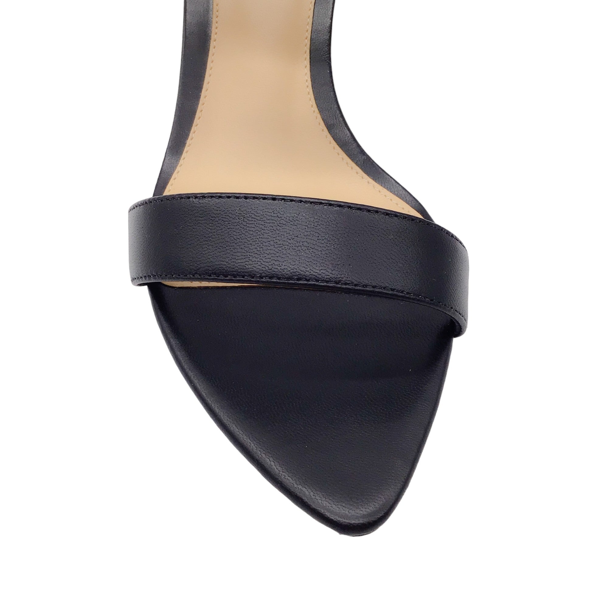 Alexandre Birman Black Double Strap Leather Sandals