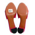Load image into Gallery viewer, Alaia Fuchsia Suede Cut Out Mules
