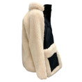 Load image into Gallery viewer, Sacai Ecru / Black Faux Shearling Coat
