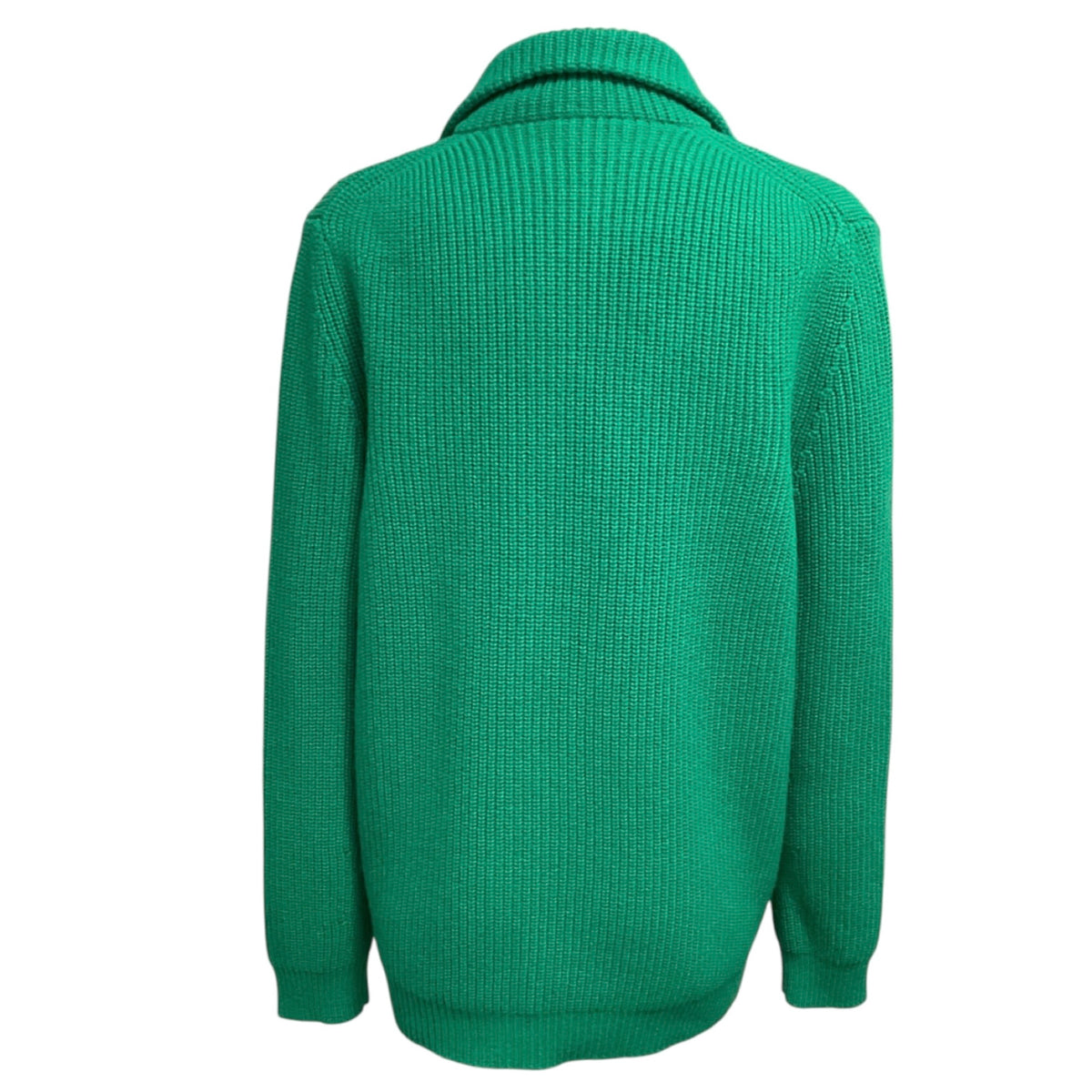 Tom Ford Green Wool and Cashmere Knit Cardigan Sweater