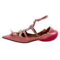 Load image into Gallery viewer, 13 09 SR Pink Patent Embellished Tootsy Ballet Flats
