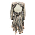 Load image into Gallery viewer, Zimmermann Beige / Taupe Multi Corsage Python Coquette Snake Print Cutout Dress
