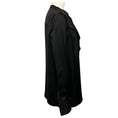 Load image into Gallery viewer, Jil Sander Black Ruffled Button Front Blouse
