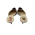 Load image into Gallery viewer, Chanel Ivory Multi Floral Fabric Mules with Leather CC Logo
