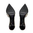 Load image into Gallery viewer, Chanel Ivory Multi Floral Fabric Mules with Leather CC Logo
