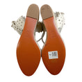 Load image into Gallery viewer, Alaia White Leather Cut Out Espadrille Wedge Sandals
