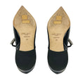 Load image into Gallery viewer, Jimmy Choo Black Bing Crystal Embellished Patent Leather Flats

