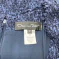 Load image into Gallery viewer, Oscar de la Renta Navy Blue Belted Midi Dress
